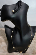 Japanese Akoya Pearl Station Necklace