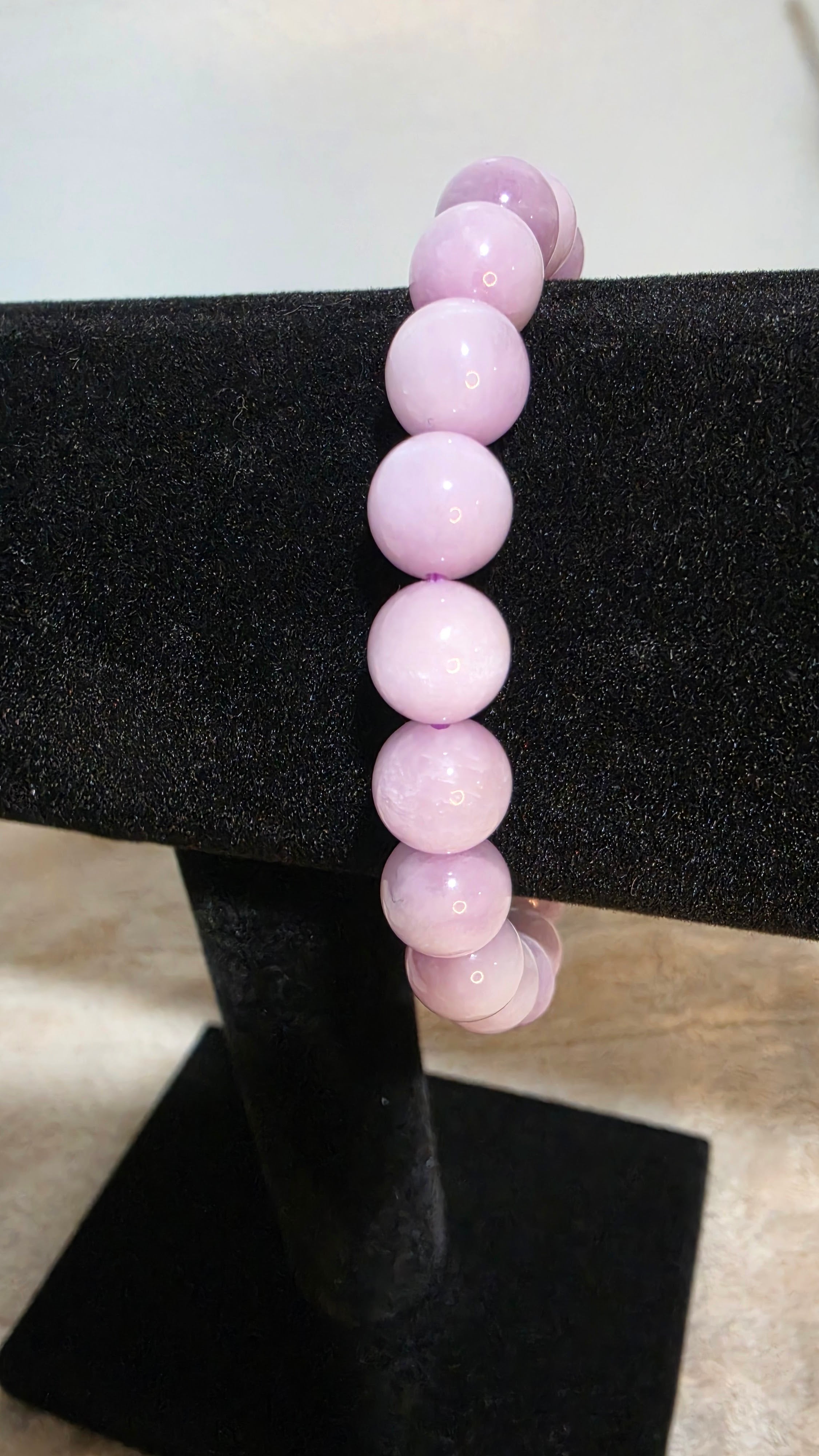 9–10mm Natural Kunzite Bracelet