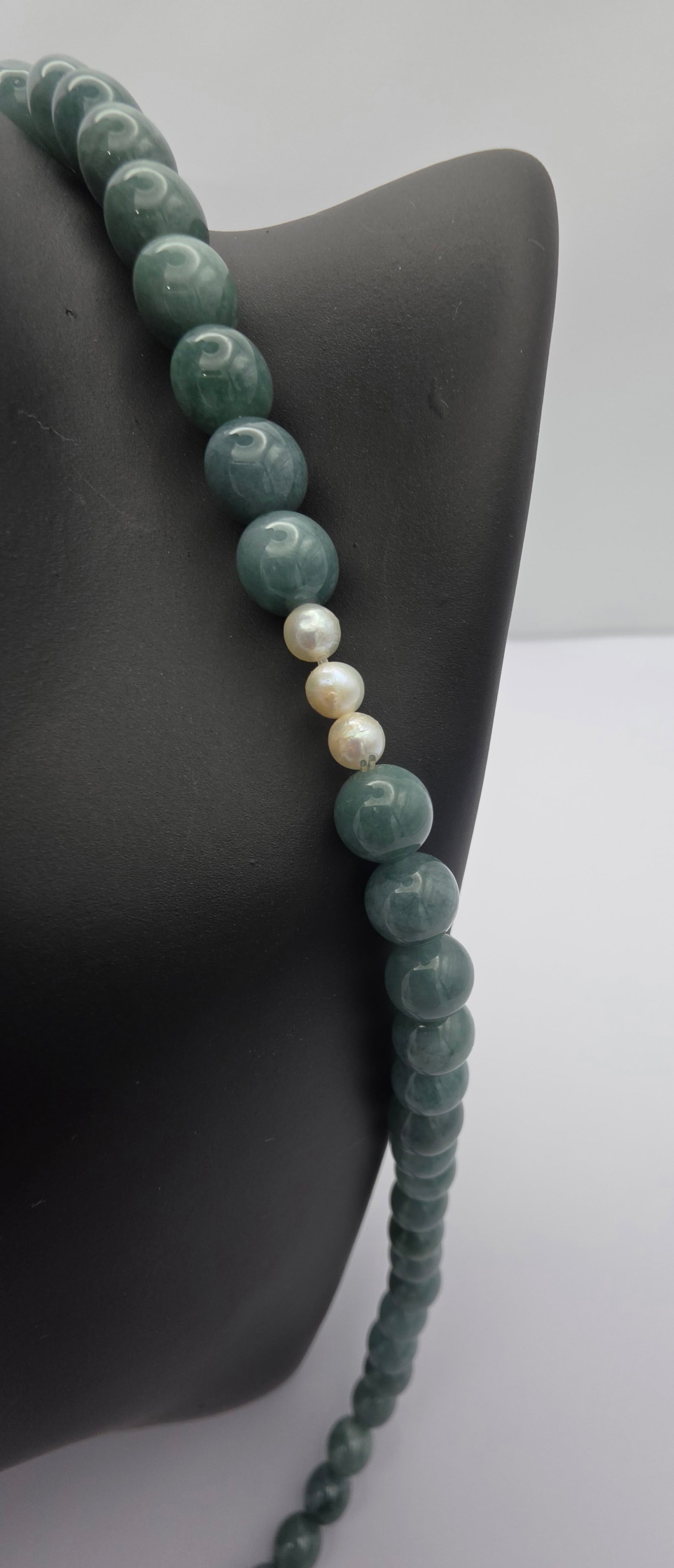 Blue Water Jade Buddha Pendant Necklace