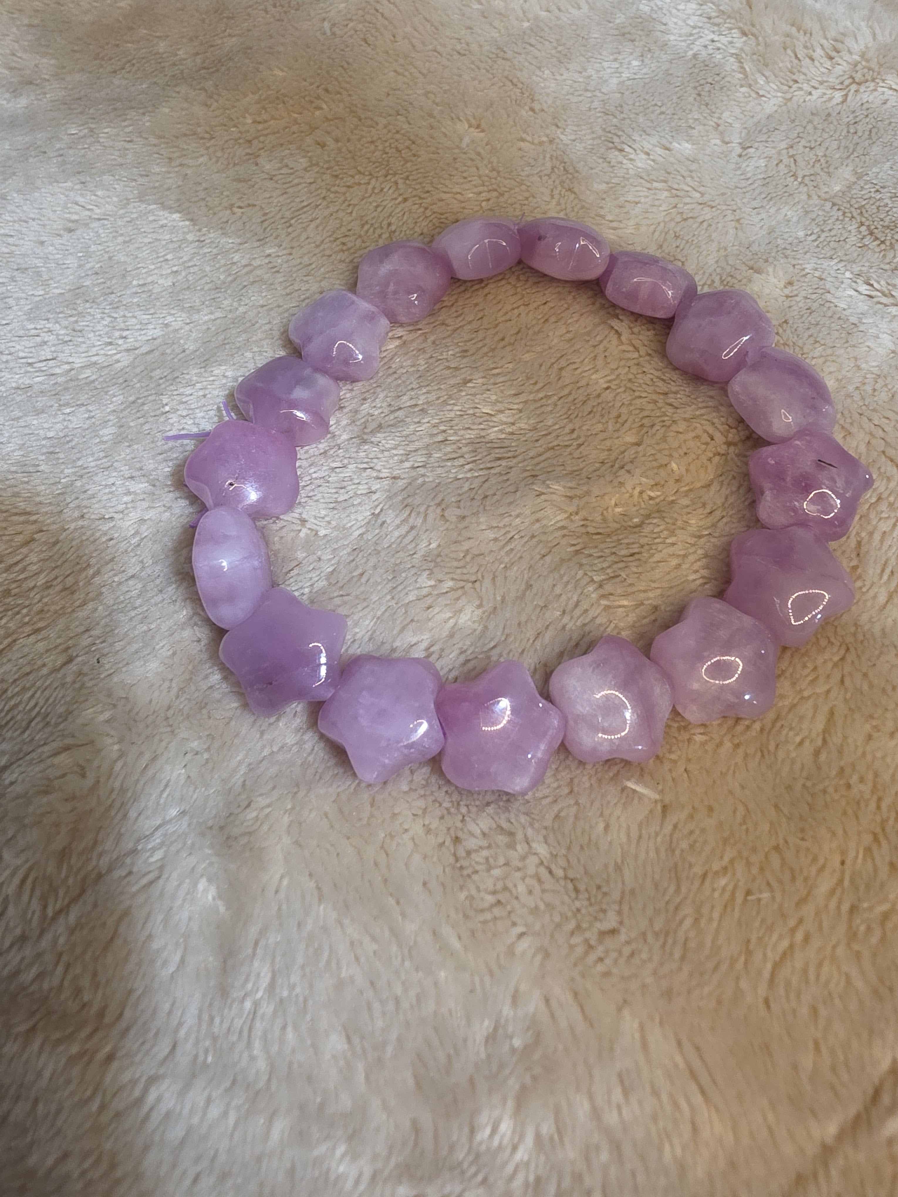11–12mm Kunzite Star Bracelet