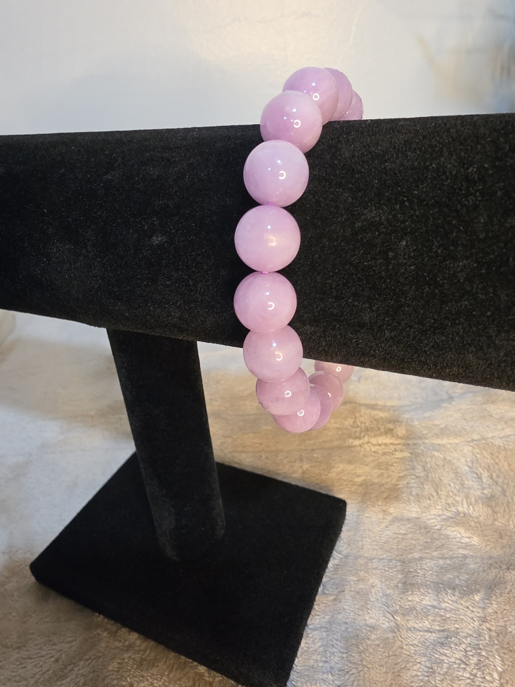 9–10mm Natural Kunzite Bracelet