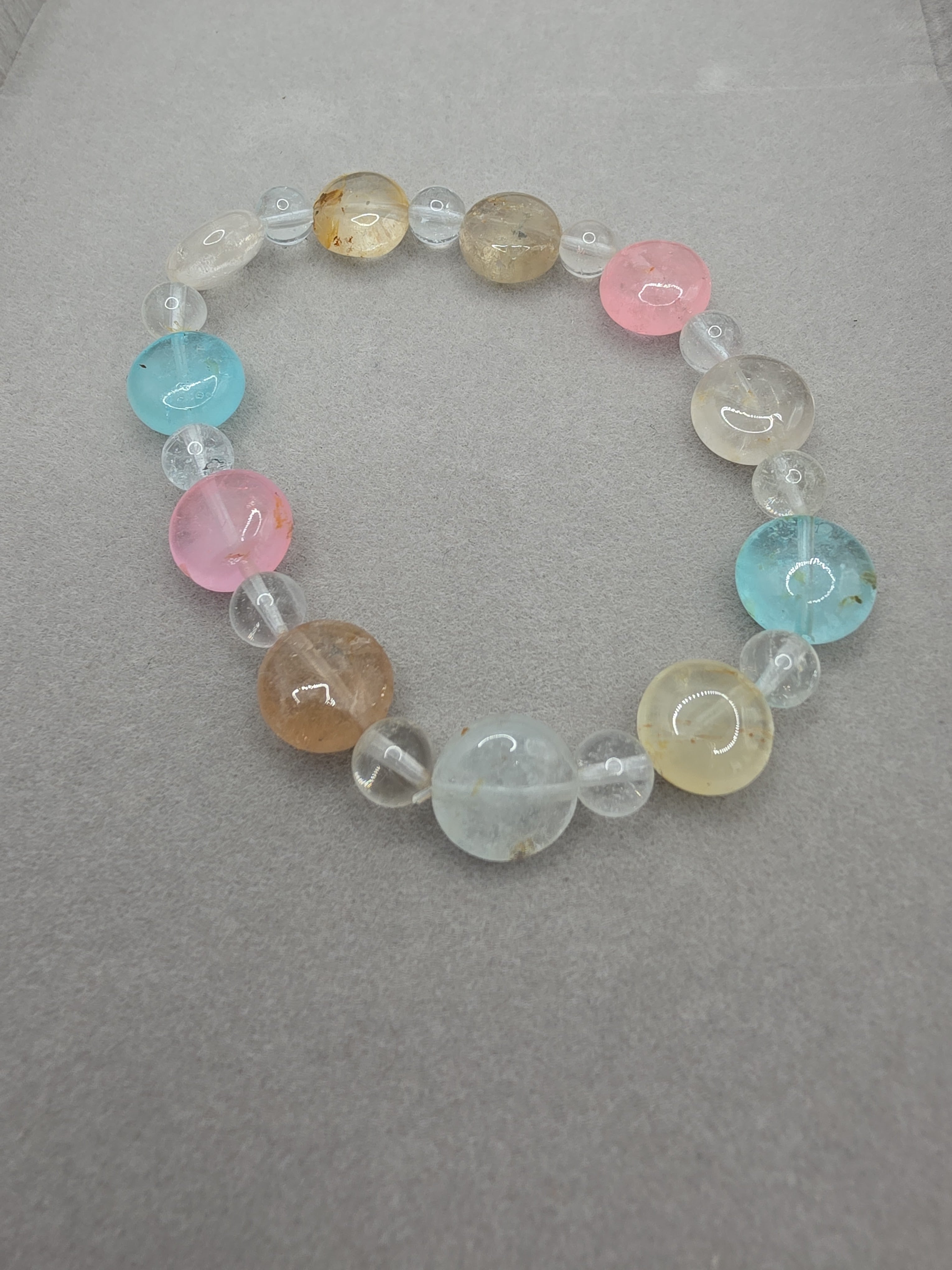 Aurora Topaz Bracelet – 6–10mm