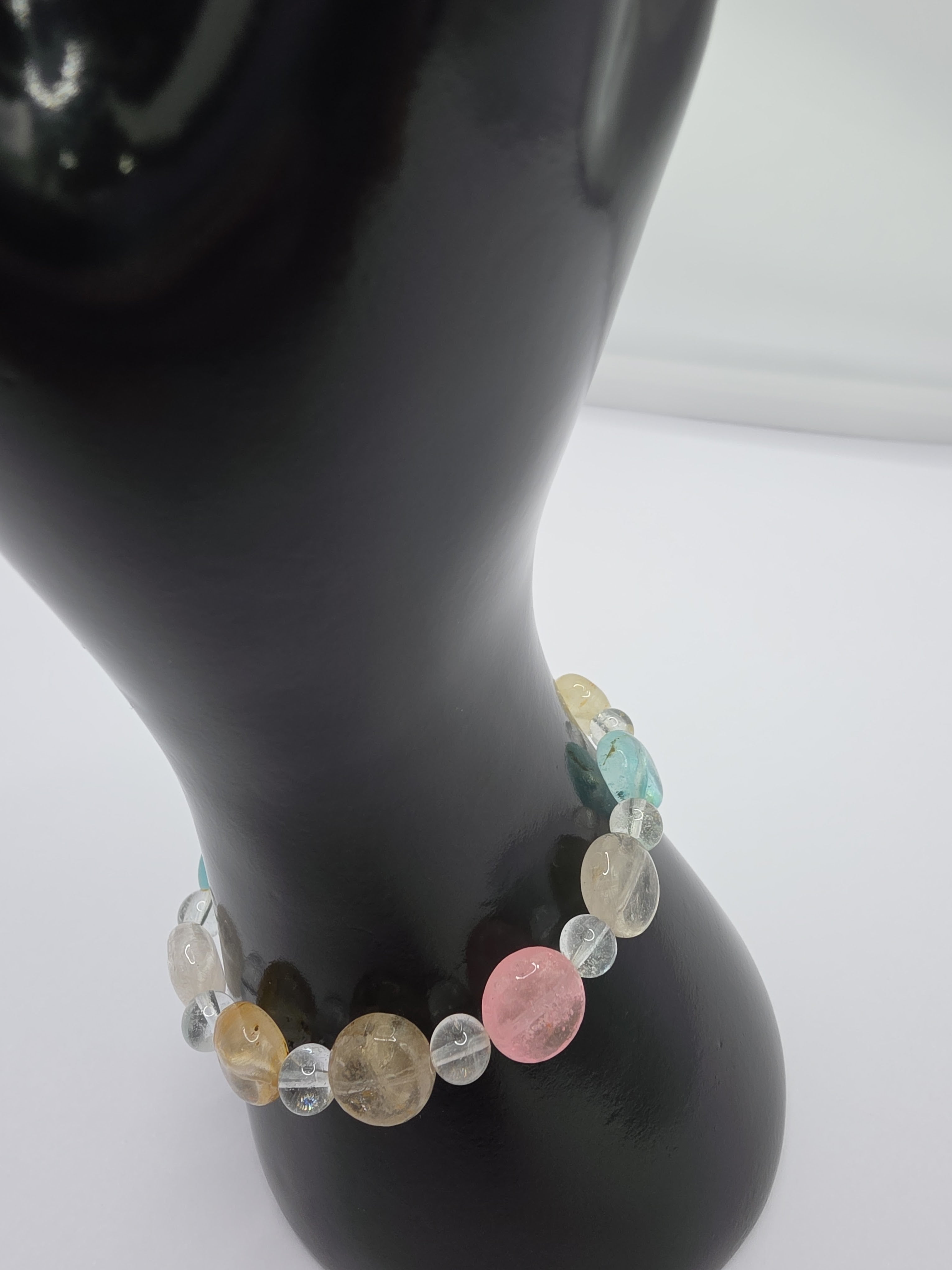 Aurora Topaz Bracelet – 6–10mm