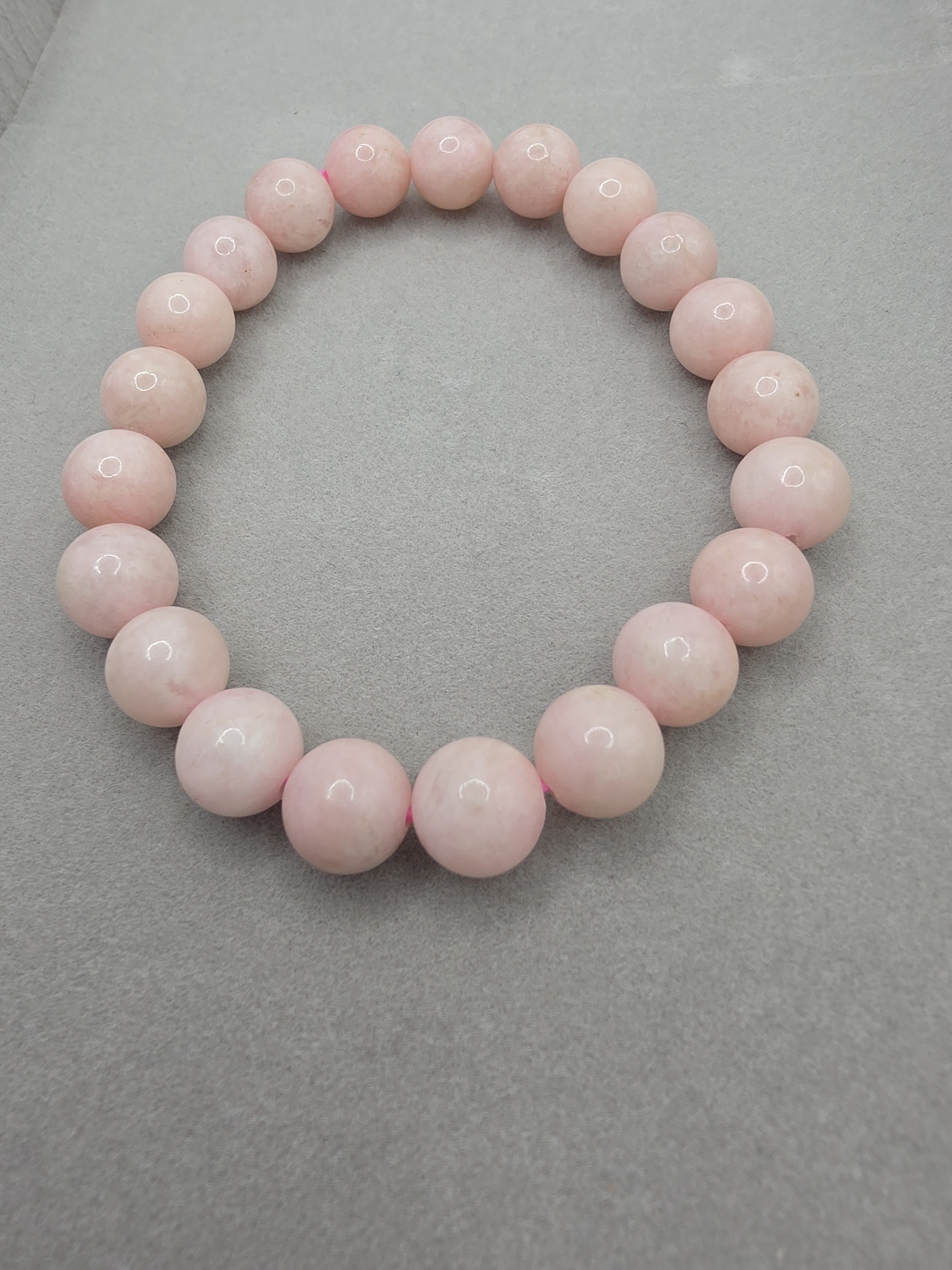 Rose Blush Pink Opal Bracelet – 9mm