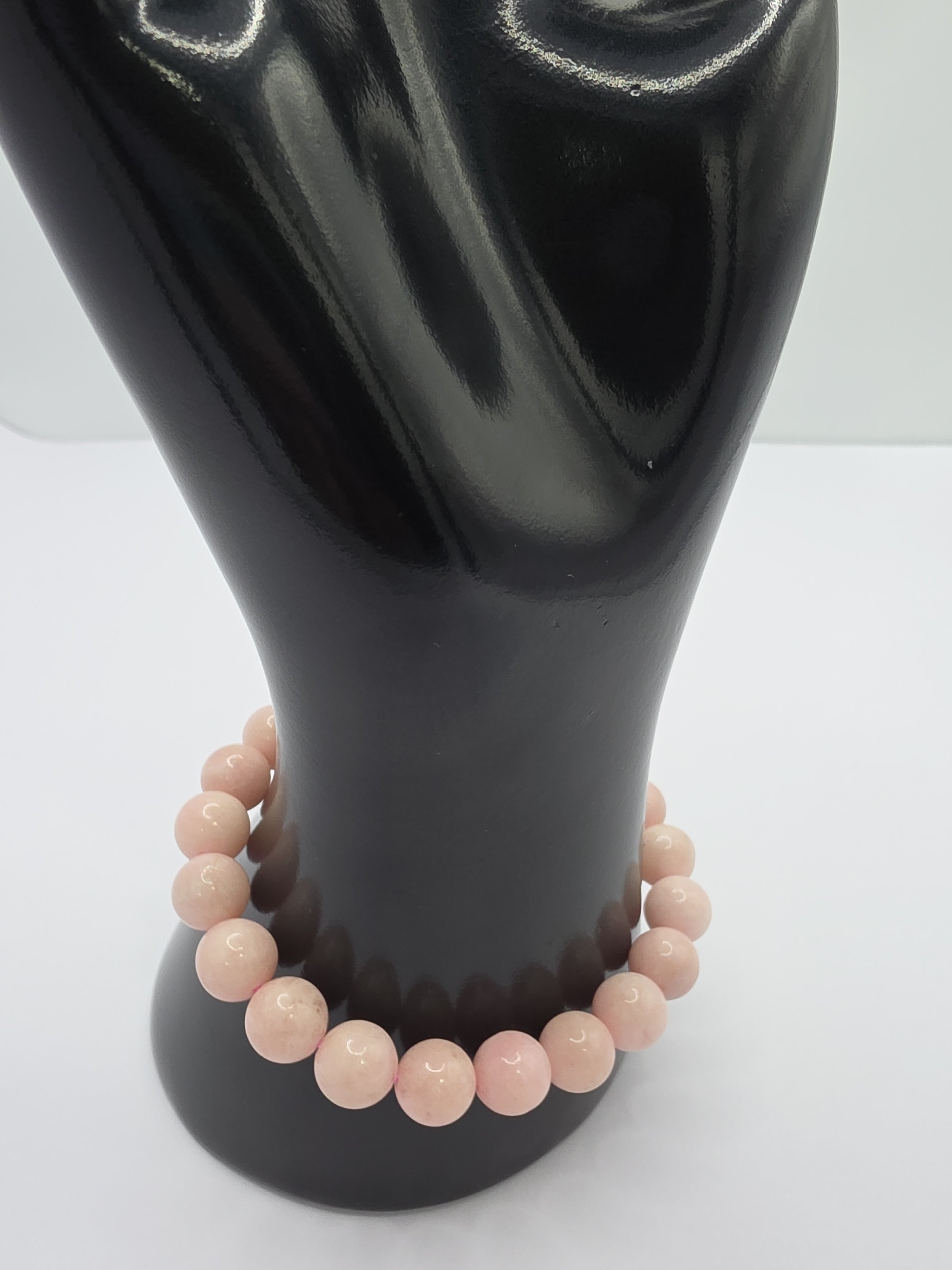 Rose Blush Pink Opal Bracelet – 9mm