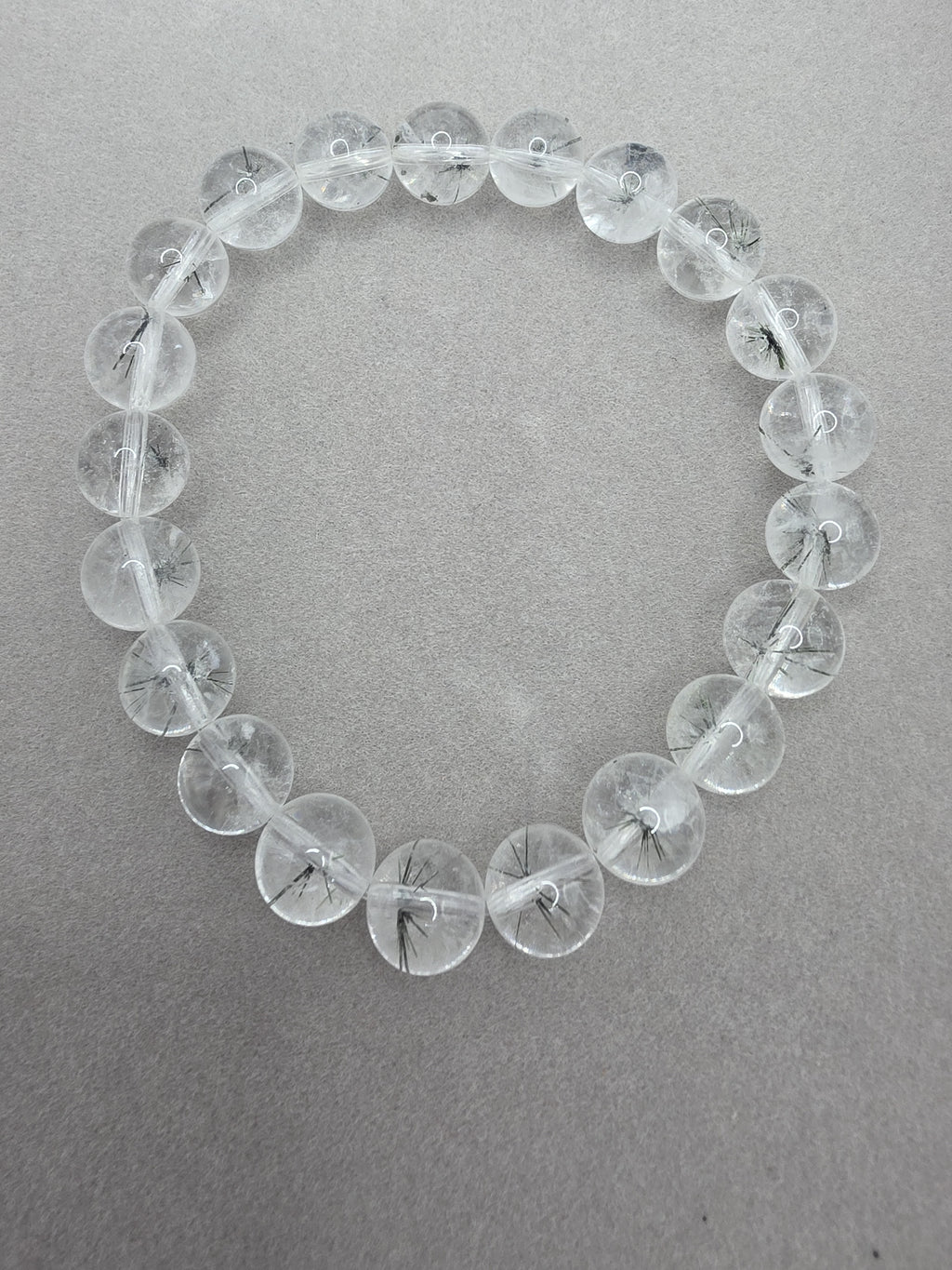 Hollandite Quartz Sea Urchin Bracelet – 9mm Statement Bracelet