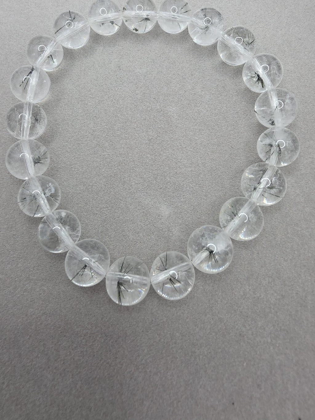 Hollandite Quartz Sea Urchin Bracelet – 9mm Statement Bracelet