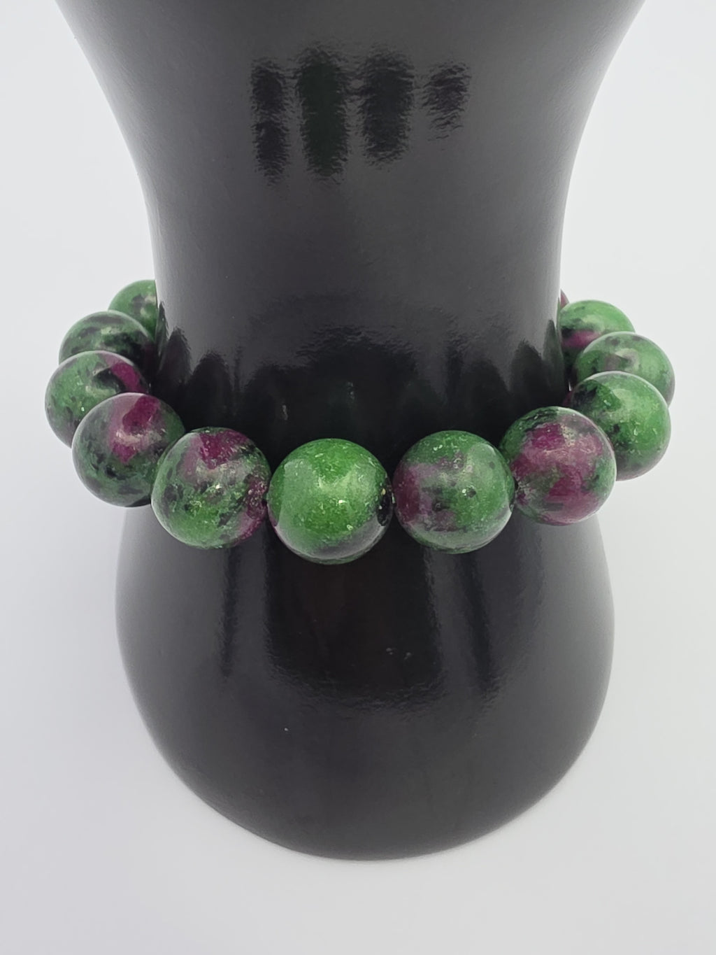 Ruby Zoisite Bead Bracelet