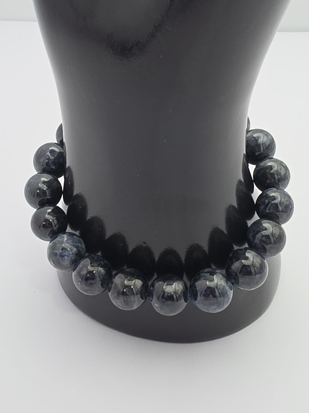 Midnight Sapphire Aura Bracelet – 10mm