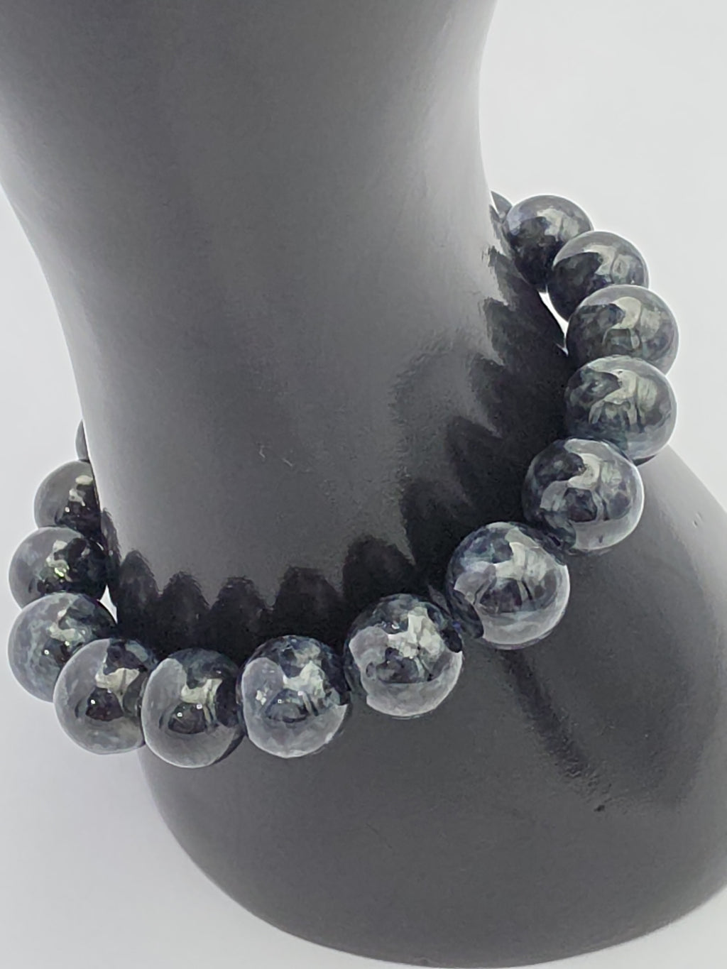 Midnight Sapphire Aura Bracelet – 10mm