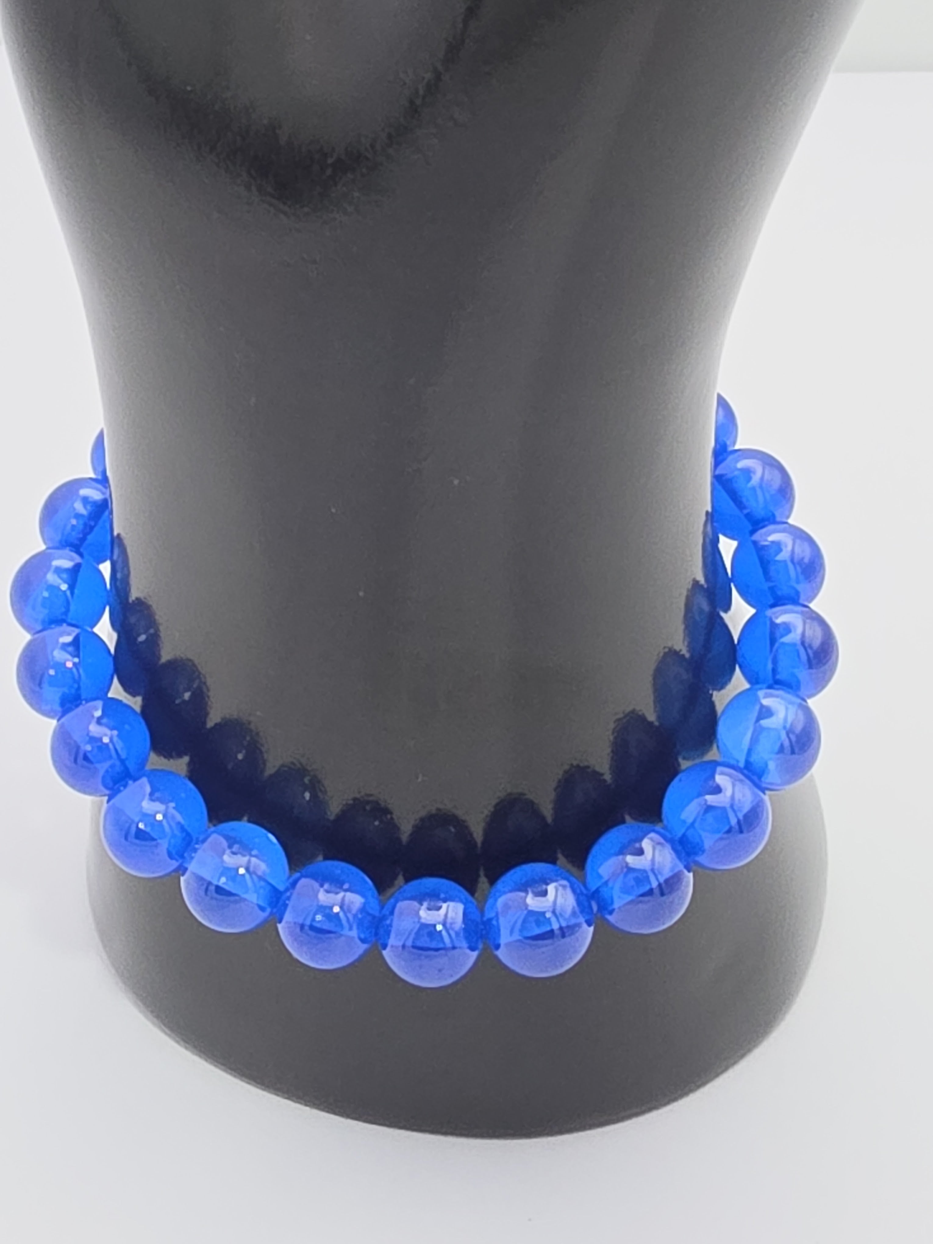 Royal Blue Sapphire Aura Bracelet – 8mm