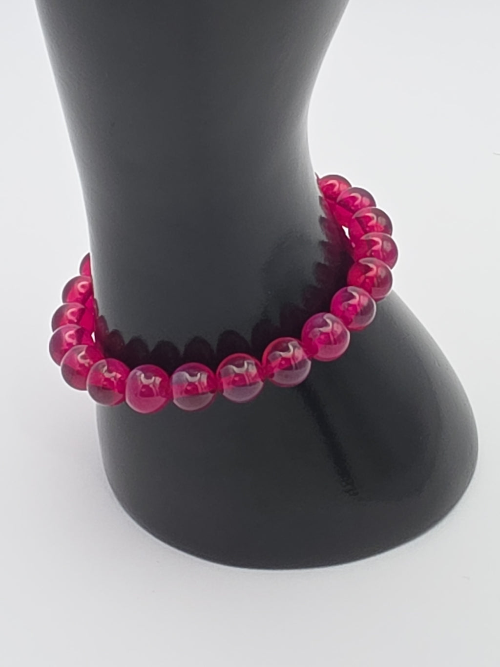 Crimson Sapphire Aura Bracelet – 8mm