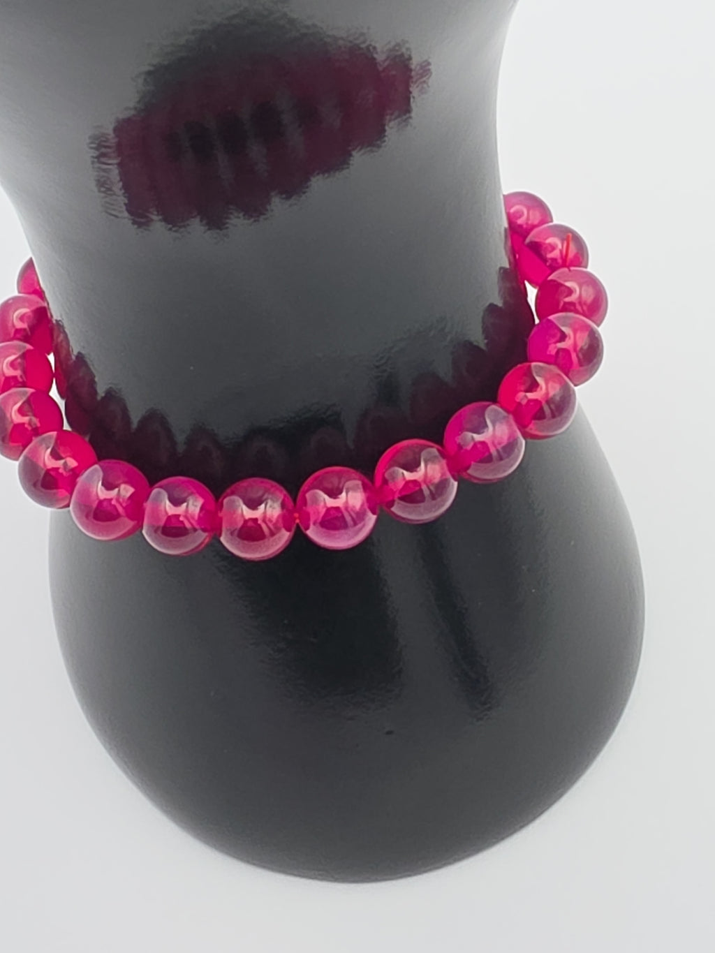 Crimson Sapphire Aura Bracelet – 8mm