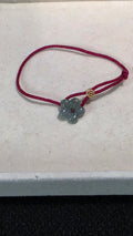 Blue Water Jade Blossom Adjustable Bracelet